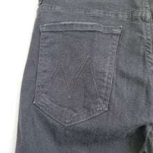 Load image into Gallery viewer, Mother Jeans Skinny Black Looker High Waisted Stretch Pockets Skinny Size W 30
