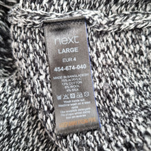 Load image into Gallery viewer, Next Fair Isle Jumper Men’s Large Grey Nordic Pattern Wool Blend Winter Knit
