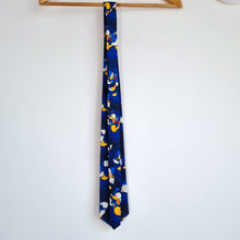 Load image into Gallery viewer, The Disney Store Tie Angry Donald Duck Vintage Navy Blue Character Novelty
