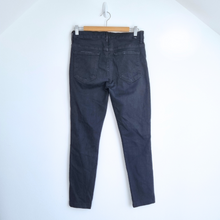 Load image into Gallery viewer, Mother Jeans Skinny Black Looker High Waisted Stretch Pockets Skinny Size W 30
