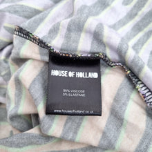 Load image into Gallery viewer, House of Holland Dress Bodycon Multicoloured Zebra Animal Print Long Sleeves 10
