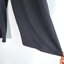 Load image into Gallery viewer, Yours Wide Leg Trousers 26 28 Plus Size Black Pockets Palazzo Elastic High Waist
