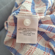 Load image into Gallery viewer, Anthropologie  Oversized Tunic Dress 14 Saturday Sunday Plaid Hi Lo Button Down
