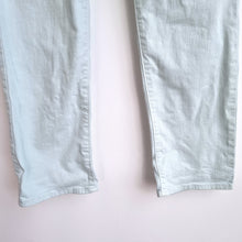 Load image into Gallery viewer, NYDJ Sheri Slim Jeans Mint Green Straight Leg Women’s UK 10 US 6 Lift &amp; Tuck
