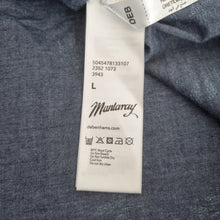 Load image into Gallery viewer, Mantaray Off Shoulder Dress Blue Boho Peasant Smock Embroidered Festival Large
