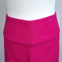 Load image into Gallery viewer, Hobbs London Mini Skirt Hot Pink UK 14 100% Wool Lined A Line Work Office
