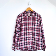 Load image into Gallery viewer, Fat Face Men's Shirt Pink Check 100% Cotton Long Sleeve Button Medium Plaid
