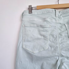 Load image into Gallery viewer, NYDJ Sheri Slim Jeans Mint Green Straight Leg Women’s UK 10 US 6 Lift &amp; Tuck

