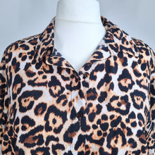 Load image into Gallery viewer, Next Leopard Print Co-ord Set 16 Shorts Long Sleeve Shirt Animal Outfit Holiday
