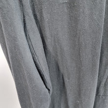 Load image into Gallery viewer, Diverse Italy Midi Dress Lagenlook One Size Balloon Black Pockets Jersey Cotton

