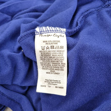 Load image into Gallery viewer, Phase Eight Peplum Blouse UK 18 Royal Blue Ruched Stretch Top Smart Casual Work
