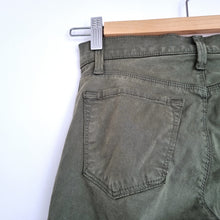 Load image into Gallery viewer, J Brand Jeans Super Skinny Size W24 Khaki Green Stretch Denim Drainpipe Low Rise
