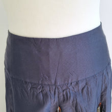 Load image into Gallery viewer, Principles Maxi Skirt Tartan Print Panelled A Line Blue Check Plaid Midi 12 14
