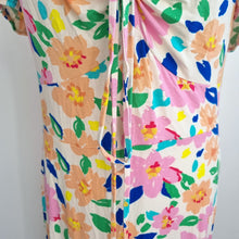 Load image into Gallery viewer, Monsoon Maxi Dress Casual Floral Print Jersey Multi Milkmaid Stretch Size Large
