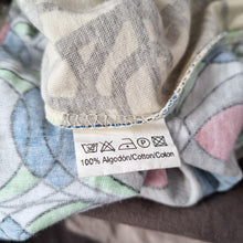Load image into Gallery viewer, Desigual Dress Patchwork Print Skater Jersey 100% Cotton Y2K Logo Boho Medium
