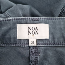 Load image into Gallery viewer, Noa Noa Jeans Skinny Size 26 Low Waist Grey Biker Stretch Zips Trousers Y2K
