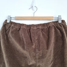Load image into Gallery viewer, Cotton Traders Corduroy Trousers UK 16 Brown Elastic Waist Bootcut Flare High
