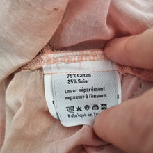 Load image into Gallery viewer, Mes Soeurs Et Moi Top Silk Blend Size 2 UK 14 Tie-Dye Blouse Boxy Lagenlook
