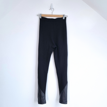 Load image into Gallery viewer, Karen Millen Faux Leather Leggings Black UK 8 Trousers High Rise Stretch Biker
