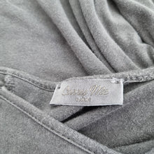 Load image into Gallery viewer, Made in Italy Harem Jumpsuit 10 12 Relaxed Grey Slouchy V Neck Romper Stretch
