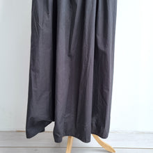 Load image into Gallery viewer, Zara Dress Midi Maxi Black Pockets Sundress 100% Cotton Shirred A Line Strap XL
