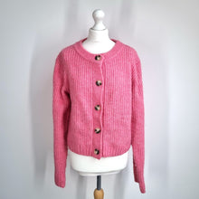 Load image into Gallery viewer, Primark Cardigan Bundle UK 14/16  Chunk Fluffy Knit Blue Pink Oversized Cropped
