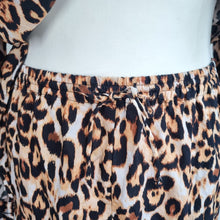 Load image into Gallery viewer, Next Leopard Print Co-ord Set 16 Shorts Long Sleeve Shirt Animal Outfit Holiday
