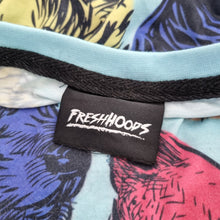 Load image into Gallery viewer, Fresh Hoods T-shirt Dogs Breeds 3XL Colourful Turquoise Top Pets Plus Size
