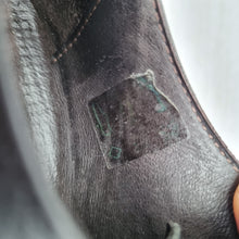 Load image into Gallery viewer, Black Leather Oxford Shoes Lace Up Heeled Brogues Size EU 36 UK 3 Be Original
