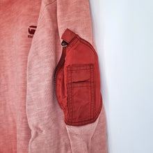Load image into Gallery viewer, G-Star Raw Sweatshirt Men Coral Kendo Overdye Cargo Sleeve Pocket Cotton Medium
