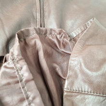 Load image into Gallery viewer, Vintage Real Leather Skirt Brown Fits UK 8 Knee Length High Waist A-Line Pockets
