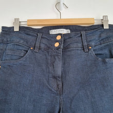 Load image into Gallery viewer, Next Lift Slim Shape Jeans Bootcut Dark Indigo Blue High Rise Stretch 18 Regular
