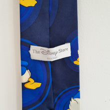 Load image into Gallery viewer, The Disney Store Tie Angry Donald Duck Vintage Navy Blue Character Novelty
