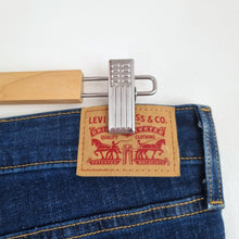 Load image into Gallery viewer, Levi&#39;s Shaping Straight Jeans W 31 Ladies 314 Dark Blue Mid Rise Stretch Denim

