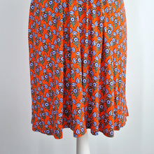 Load image into Gallery viewer, Boden Orange Floral Sundress UK 16 R Strappy Belted Summer Dress Beach Viscose
