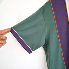 Load image into Gallery viewer, Vintage St Michael Polo Shirt Men Colourblock Retro Cotton Cuban 80s 90s Medium
