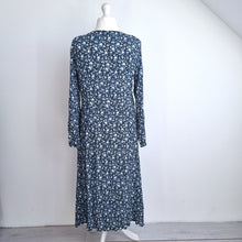 Load image into Gallery viewer, &amp; Other Stories Dress Midi Ditsy Floral Prairie Tea Button Down Lace Cottage 16
