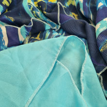 Load image into Gallery viewer, Per Una Maxi Dress 18 M&amp;S Strappy Turquoise Blue Chiffon Lined Handkerchief
