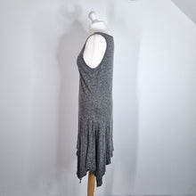 Load image into Gallery viewer, All Saints Asymmetric Dress Tank Grey Marl Jersey Ella Stretch Casual Medium
