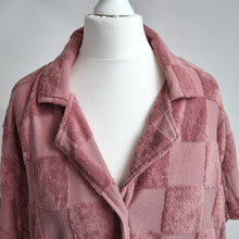 Load image into Gallery viewer, Nasty Gal Co-Ord Set Pink Towelling Shirt UK 8 Shorts UK 10 Loungewear Summer
