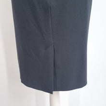 Load image into Gallery viewer, Jaeger Black Skirt Pencil UK 16 Tulip Pockets Pleated Lined Capsule Work Office
