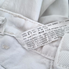 Load image into Gallery viewer, Zara Jeans Off-White UK 14 Kick Flare High Rise Ankle Denim Summer Trousers EU42
