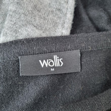 Load image into Gallery viewer, Wallis Jumper Tunic Colour-block Studded Grey Orange Work Office Wool Medium
