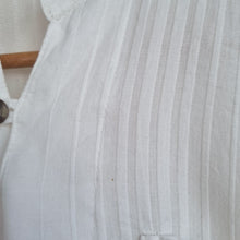 Load image into Gallery viewer, Angkor Shirt Embroidered Dragon Large Mens Cambodia White Mock Neck 100% Cotton
