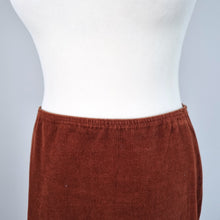 Load image into Gallery viewer, Joseph Corduroy Skirt Brown Knee Length Fit Flare Ruching Cotton Tan Medium
