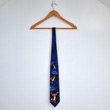 Load image into Gallery viewer, Tie Rack Tigger Pooh Disney Necktie Novelty Blue Character Umbrella Swirly
