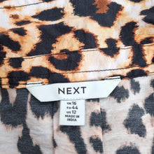 Load image into Gallery viewer, Next Leopard Print Co-ord Set 16 Shorts Long Sleeve Shirt Animal Outfit Holiday
