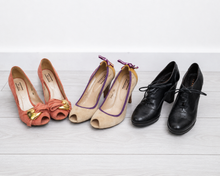 Load image into Gallery viewer, Occasion Heels Bundle x3 UK 3 EU 36 Court Shoes Peep Toe Oxford Party Vic Shoes
