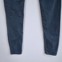 Load image into Gallery viewer, Noa Noa Jeans Skinny Size 26 Low Waist Grey Biker Stretch Zips Trousers Y2K
