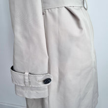 Load image into Gallery viewer, Marks &amp; Spencer Trench Coat UK 10 Belted Pebble Beige Lined Jacket Pockets Work

